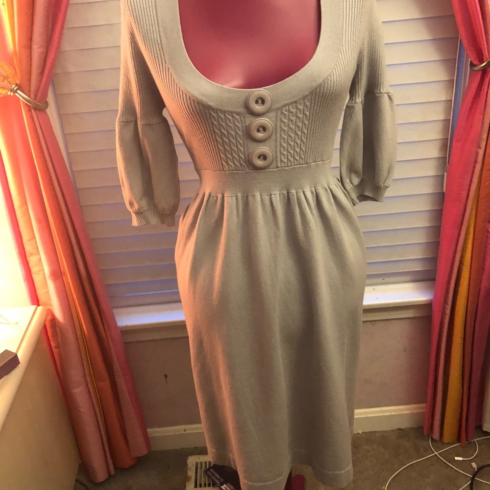 X.o.x.o light gray vintage y2k Sweater Dress M